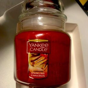 Yankee candle sparkling cinnamon candle 14.5oz